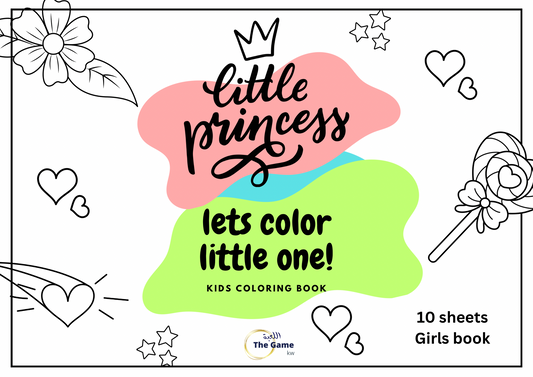 Little princess coloring book